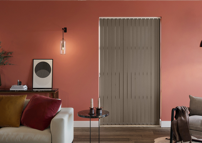 Trinity (Blackout), Truffle - Vertical Blind - Image 6